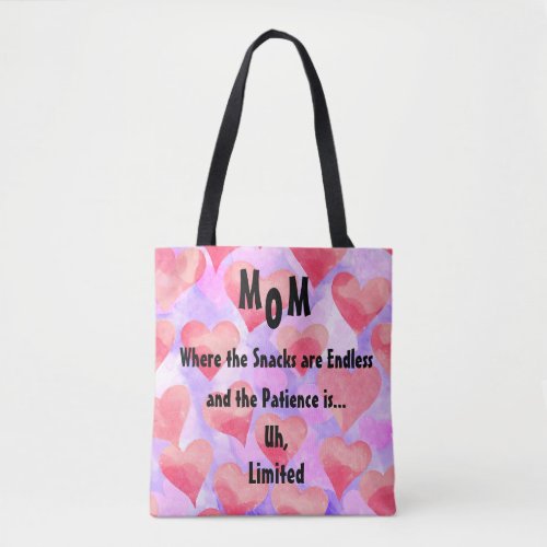 Endless Snacks Limited Patience tote bag