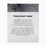 Endless Spirals - Fractal Art Flyer