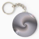 Endless Spirals - Fractal Art Keychain