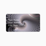 Endless Spirals - Fractal Art Label