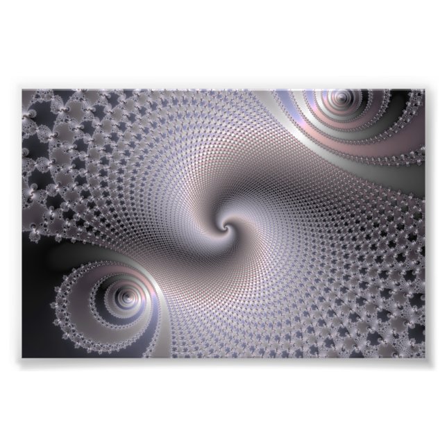 Endless Spirals - Fractal Art Photo Print (Front)