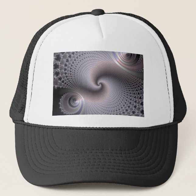 Endless Spirals - Fractal Art Trucker Hat (Front)
