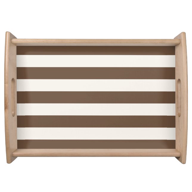 Endless Stripes French Café Serving Tray (Front)