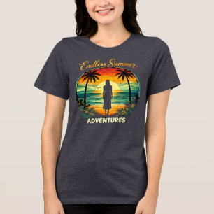 Endless Summer Adventure  Tri-Blend Shirt