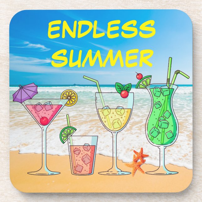 ENDLESS SUMMER BEVERAGE COASTER (Front)