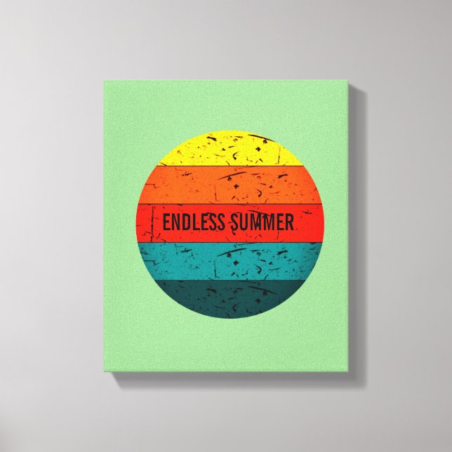  Endless Summer Canvas Print (Front)