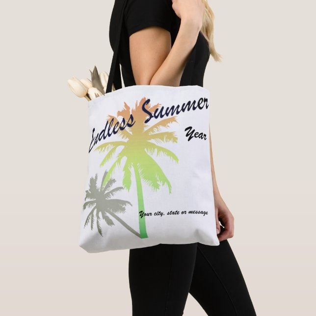 Endless Summer- Customizable Tote Bag (Close Up)