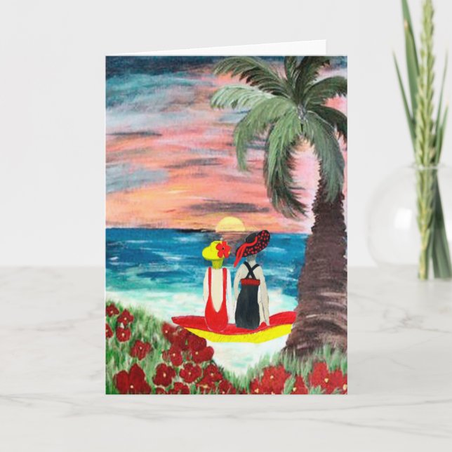 Endless summer greeting card (Front)