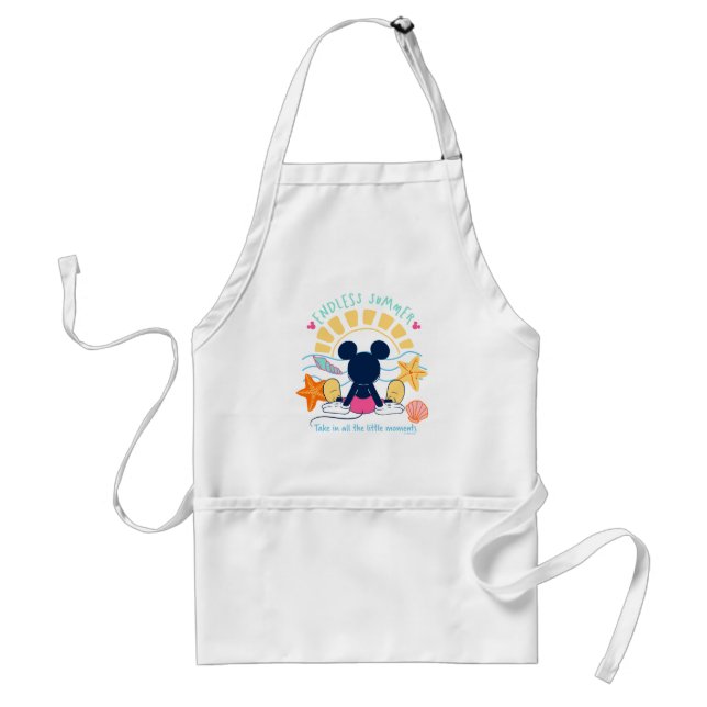 Endless Summer Mickey Mouse Adult Apron (Front)