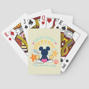 Endless Summer Mickey Mouse Poker Cards