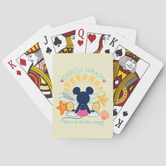 Endless Summer Mickey Mouse Poker Cards