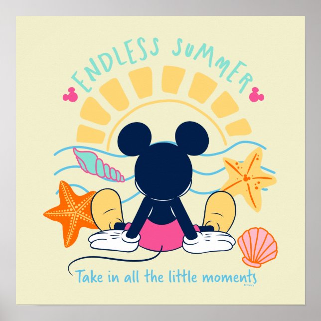 Endless Summer Mickey Mouse Poster (Front)