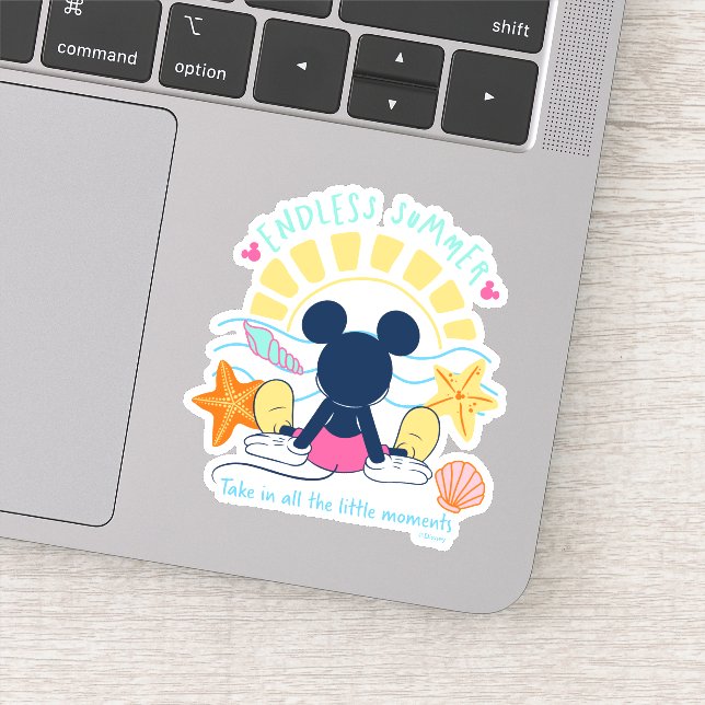 Endless Summer Mickey Mouse Sticker (Detail)