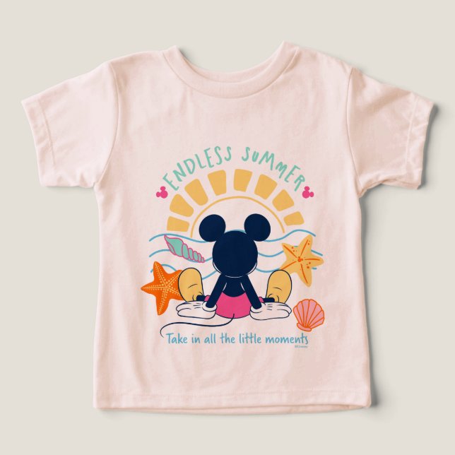Endless Summer Mickey Mouse Toddler T-shirt (Design Front)