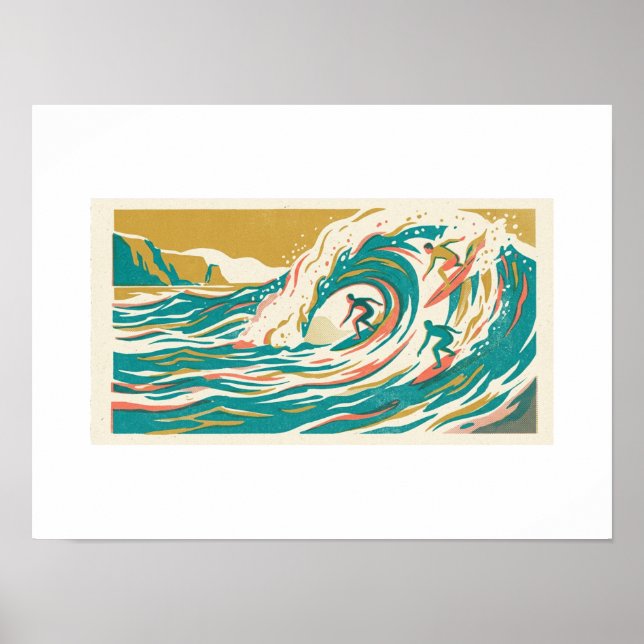 Endless Summer Risograph Poster (Front)