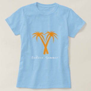 Endless Summer slogan Tropical Palm trees Summer T-Shirt