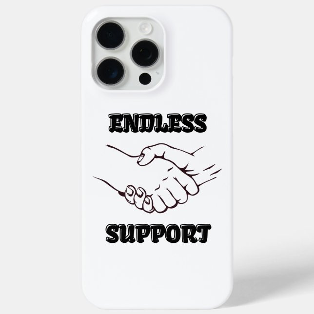 Endless Support – Handshake Symbol of Unity & Trus Case-Mate iPhone Case (Back)