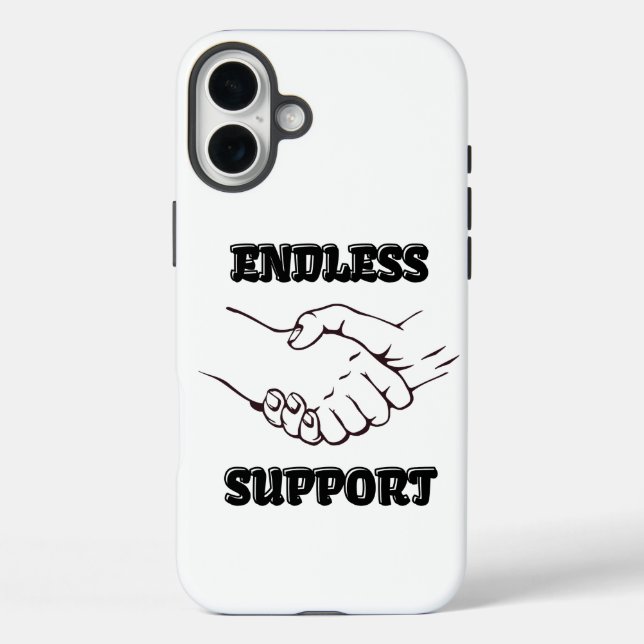 Endless Support – Handshake Symbol of Unity & Trus Case-Mate iPhone Case (Back)