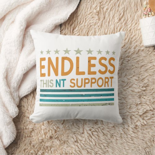 Endless Support Together We Rise Throw Pillow