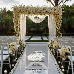 Endless Tomorrows Wedding Aisle Floor Decals