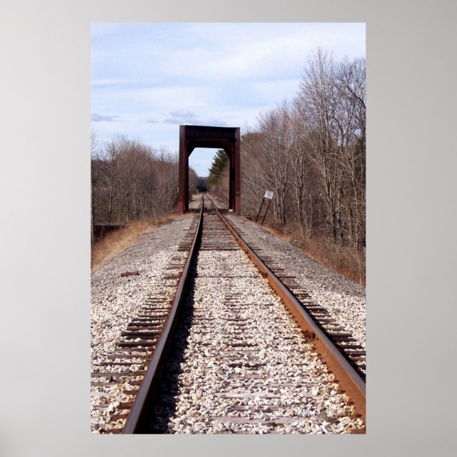 Endless Train Tracks Poster (Front)