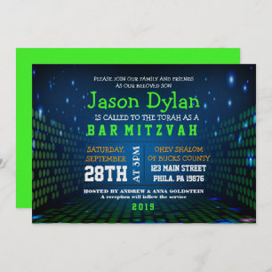 ENDLESS VIDEO GAMING Bar Mitzvah Invitation