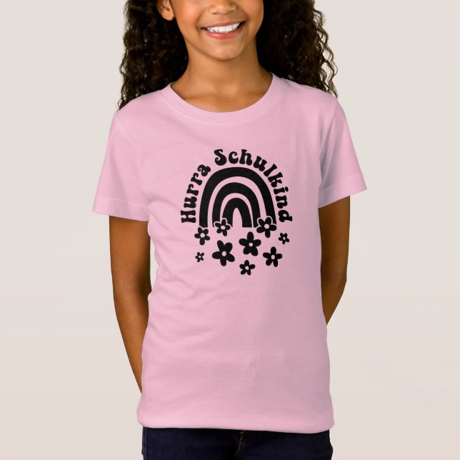 Endlich Schulkind Schultuete 1 Klasse Einschulung T-Shirt (Front)