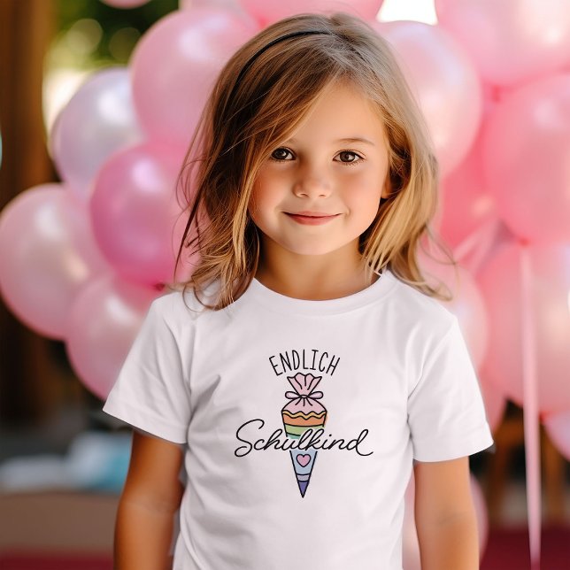 Endlich Schulkind Schultuete 1 Klasse Einschulung T-Shirt (Creator Uploaded)