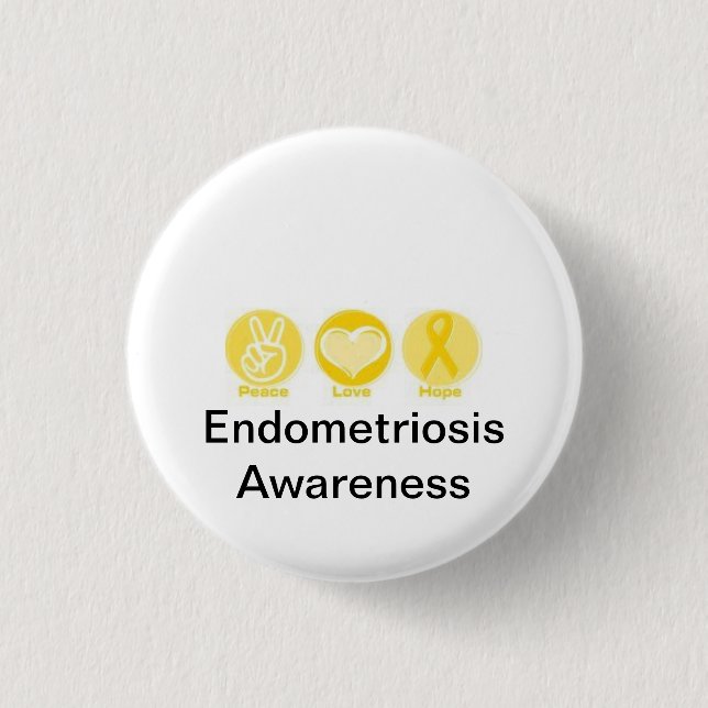 Endo is HELL!! Button (Front)