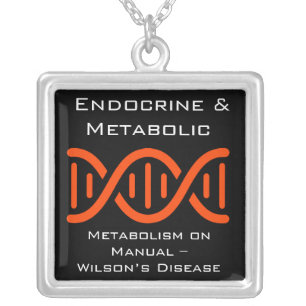 Endocrine & Metabolic Alert Silver Plated Necklace