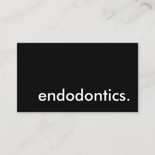 endodontics. business card