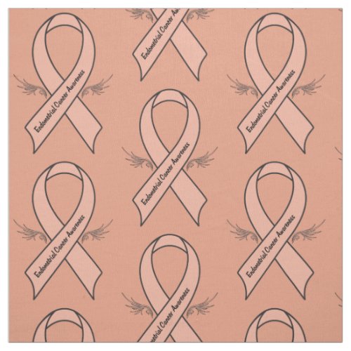Endometrial Cancer Awareness Fabric