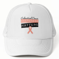 Endometrial Cancer Awareness Matters Trucker Hat
