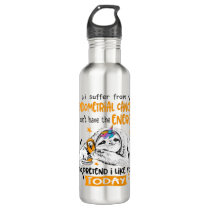 Endometrial Cancer Awareness Month Ribbon Gifts Stainless Steel Water Bottle