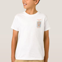 Endometrial Cancer Awareness Ribbon Angel Tee