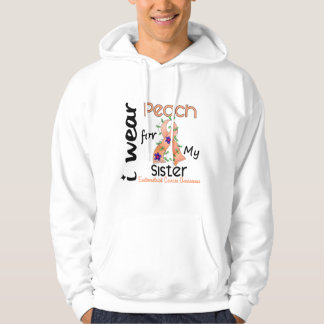 Endometrial Cancer I Wear Peach For My Sister 43 Hoodie
