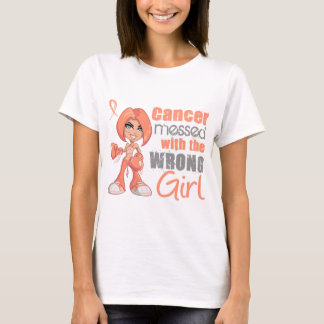 Endometrial Cancer Messed With Wrong Girl T-Shirt