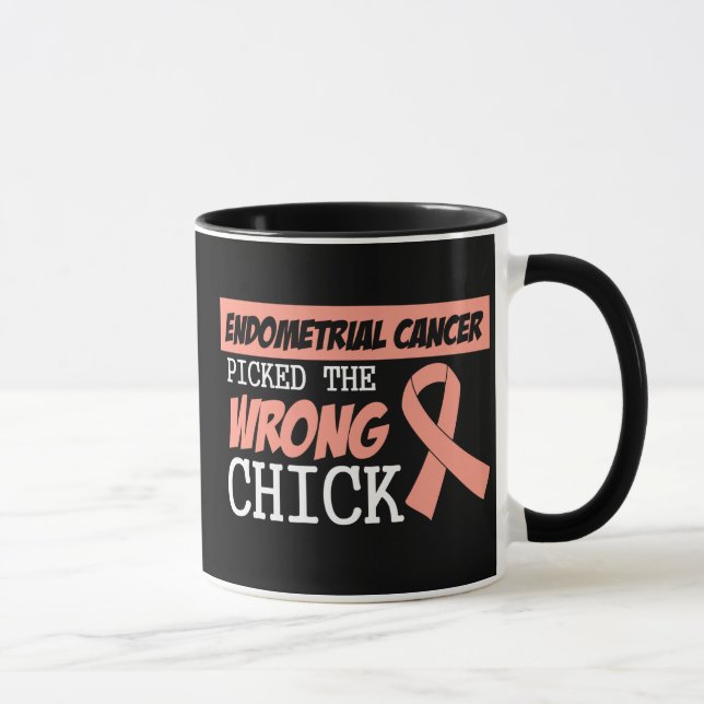 Endometrial Cancer Picked The Wrong Chick Mug (Right)