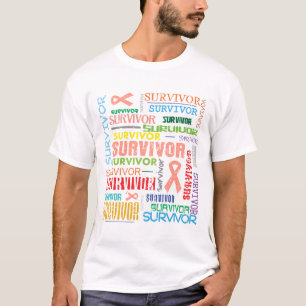 Endometrial Cancer Survivor Collage.png T-Shirt
