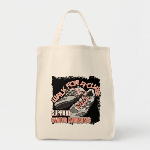 Endometrial Cancer Walk For A Cure Shoes Tote Bag
