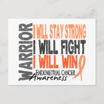 Endometrial Cancer Warrior Postcard