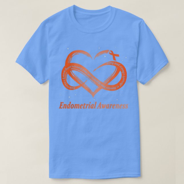 endometrial Cancer Warrior T-Shirt (Design Front)