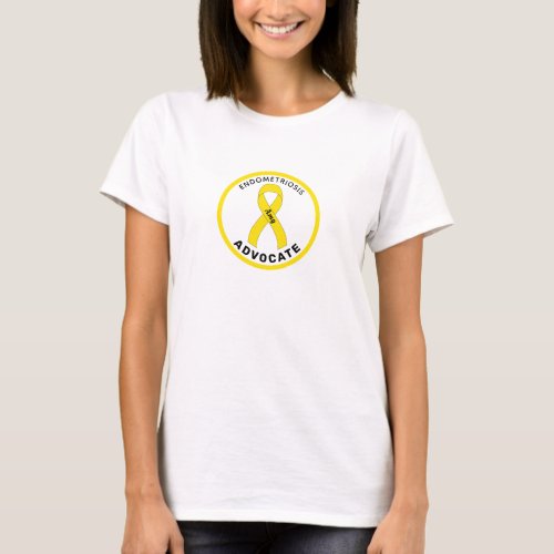 Endometriosis Advocate White Womens T_Shirt