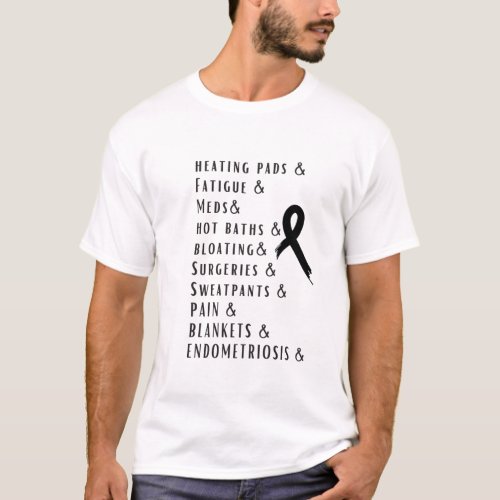 Endometriosis Ampersand  Chronic Illness Apparel  T_Shirt