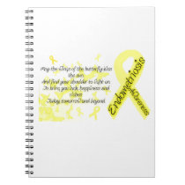 Endometriosis awareness Butterfly Quote Notebook