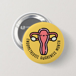 Endometriosis Awareness Month Button