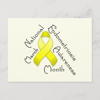Endometriosis Awareness Month Light Postcard