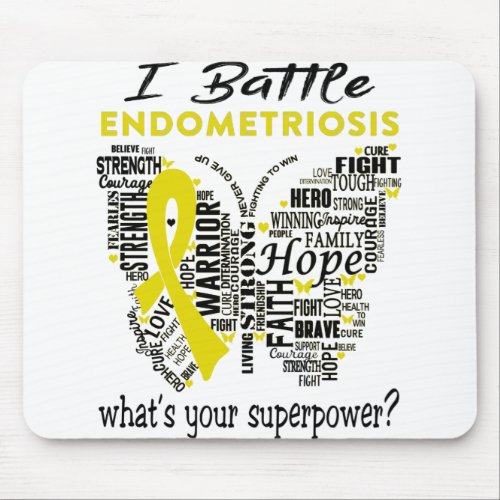 Endometriosis Awareness Month Ribbon Gifts Mouse Pad