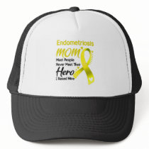 Endometriosis Awareness Month Ribbon Gifts Trucker Hat