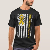 Endometriosis Awareness Month US Flag T-Shirt